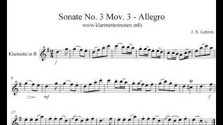 Lefevre Sonata No3 mov3 Allegro [upl. by Eniron]