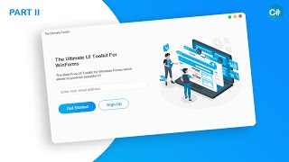 The Free Ultimate UI Design Tool for Windows Forms  Part 2  C Tutorial [upl. by Alby498]