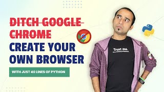 Create Your Own Browser Using Python  Python Project  PyQt5 [upl. by Nickelsen771]