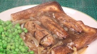 Toad in the Hole Recipe with Onion Gravy [upl. by Henriette]