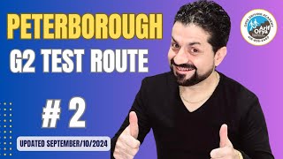 Peterborough G2 Test Route 2  New Location [upl. by Ikilisav]