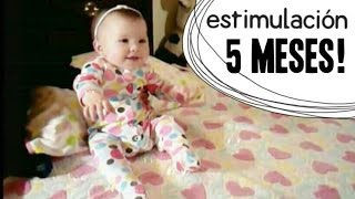 Actividades Bebé 5 meses  Estimulación Temprana  Early stimulation activities  5 months [upl. by Netsrek]