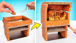 DIY Mini Horno Automático Rotatorio de Mini Ladrillos en tu casa [upl. by Ancel]