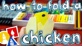 How To Fold An Origami Baby Chicken [upl. by Gobert]