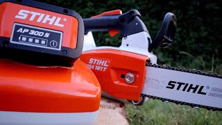 Stihl top handle chainsaw MSA 161 T Review [upl. by Joshuah84]